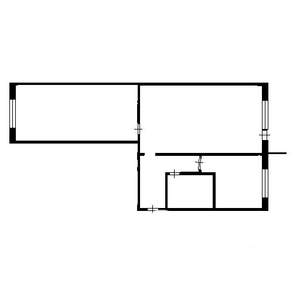 2-к квартира, на длительный срок, 47м2, 3/5 этаж