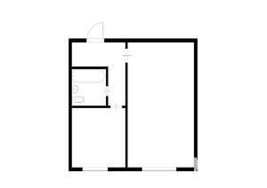 1-к квартира, на длительный срок, 30м2, 4/5 этаж