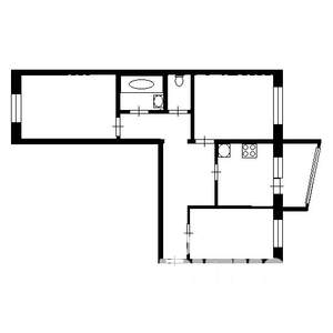 3-к квартира, на длительный срок, 63м2, 5/5 этаж