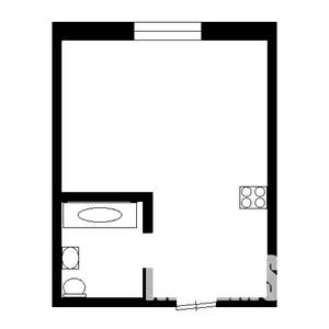 1-к квартира, на длительный срок, 35м2, 5/5 этаж