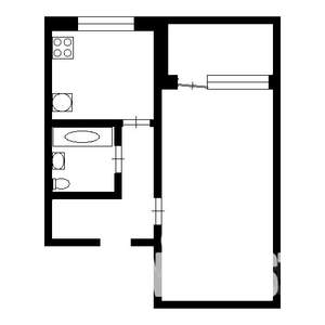 1-к квартира, на длительный срок, 34м2, 5/9 этаж