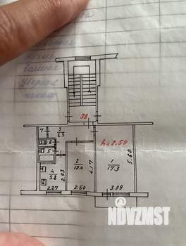 2-к квартира, вторичка, 45м2, 3/5 этаж