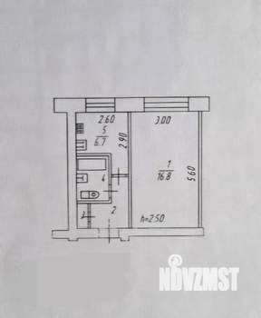 1-к квартира, вторичка, 31м2, 3/5 этаж