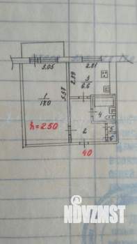 1-к квартира, вторичка, 33м2, 5/9 этаж