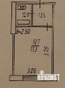 Студия квартира, вторичка, 17м2, 9/10 этаж