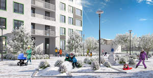Студия квартира, вторичка, 36м2, 3/16 этаж