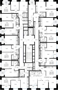 2-к квартира, вторичка, 52м2, 14/16 этаж
