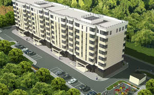 1-к квартира, строящийся дом, 41м2, 1/7 этаж