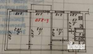 3-к квартира, вторичка, 62м2, 4/5 этаж
