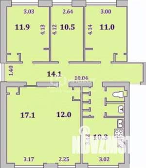 4-к квартира, вторичка, 95м2, 3/4 этаж