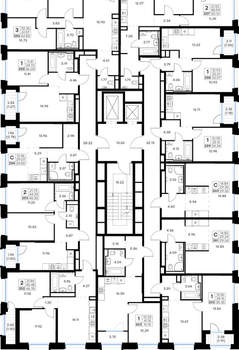 3-к квартира, вторичка, 63м2, 3/16 этаж