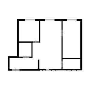 2-к квартира, вторичка, 44м2, 4/5 этаж