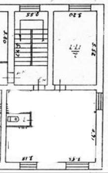 2-к квартира, вторичка, 53м2, 1/3 этаж