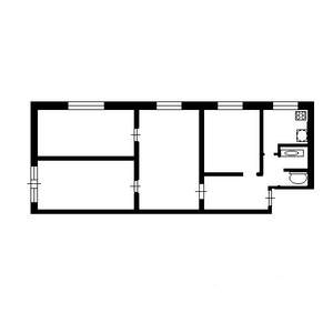 4-к квартира, вторичка, 65м2, 3/5 этаж