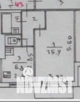 1-к квартира, вторичка, 31м2, 6/10 этаж