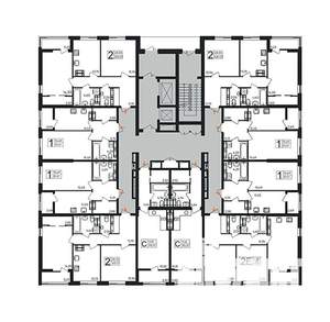 2-к квартира, вторичка, 63м2, 10/16 этаж