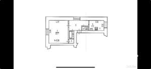 1-к квартира, вторичка, 43м2, 8/8 этаж
