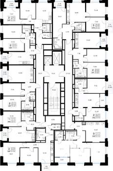 2-к квартира, вторичка, 52м2, 11/16 этаж
