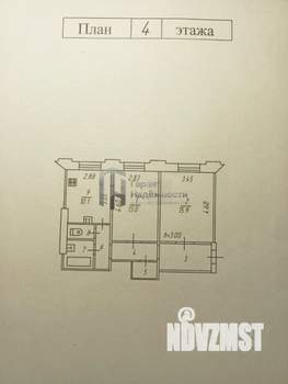 2-к квартира, вторичка, 57м2, 4/4 этаж