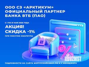 2-к квартира, строящийся дом, 66м2, 1/7 этаж