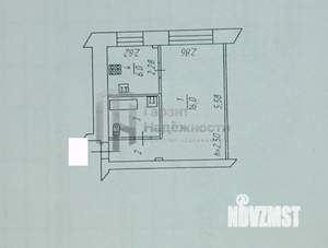 1-к квартира, вторичка, 31м2, 5/5 этаж