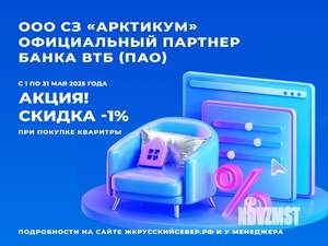 2-к квартира, строящийся дом, 65м2, 1/7 этаж