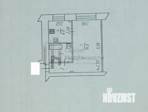 1-к квартира, вторичка, 31м2, 5/5 этаж