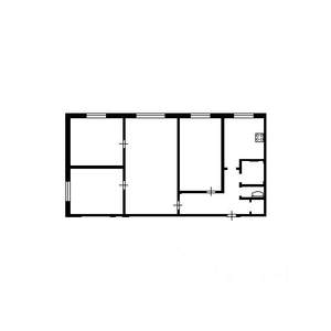 4-к квартира, вторичка, 61м2, 5/5 этаж