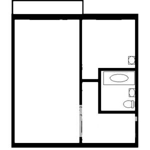 1-к квартира, вторичка, 33м2, 4/9 этаж