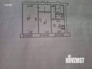 2-к квартира, вторичка, 47м2, 4/5 этаж