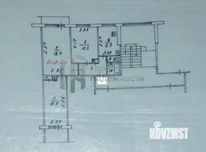 3-к квартира, вторичка, 62м2, 8/9 этаж