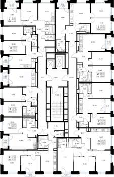 2-к квартира, вторичка, 52м2, 15/16 этаж