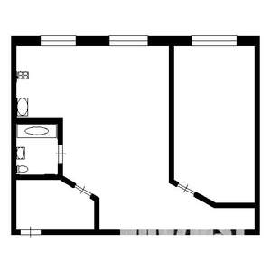 2-к квартира, вторичка, 58м2, 4/5 этаж