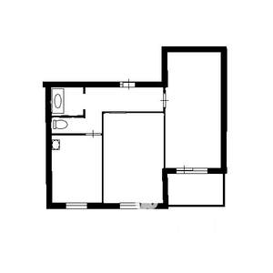 2-к квартира, вторичка, 45м2, 2/9 этаж