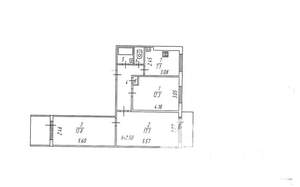 3-к квартира, вторичка, 64м2, 8/9 этаж