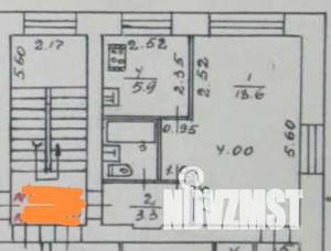 1-к квартира, вторичка, 32м2, 3/5 этаж
