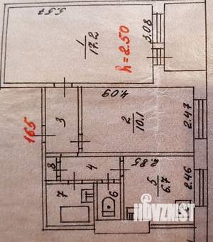 2-к квартира, вторичка, 43м2, 4/9 этаж