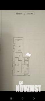2-к квартира, вторичка, 55м2, 2/6 этаж