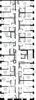 2-к квартира, вторичка, 49м2, 9/16 этаж