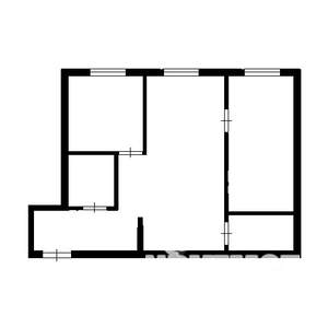 2-к квартира, вторичка, 45м2, 2/6 этаж