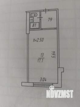 Студия квартира, вторичка, 23м2, 5/9 этаж